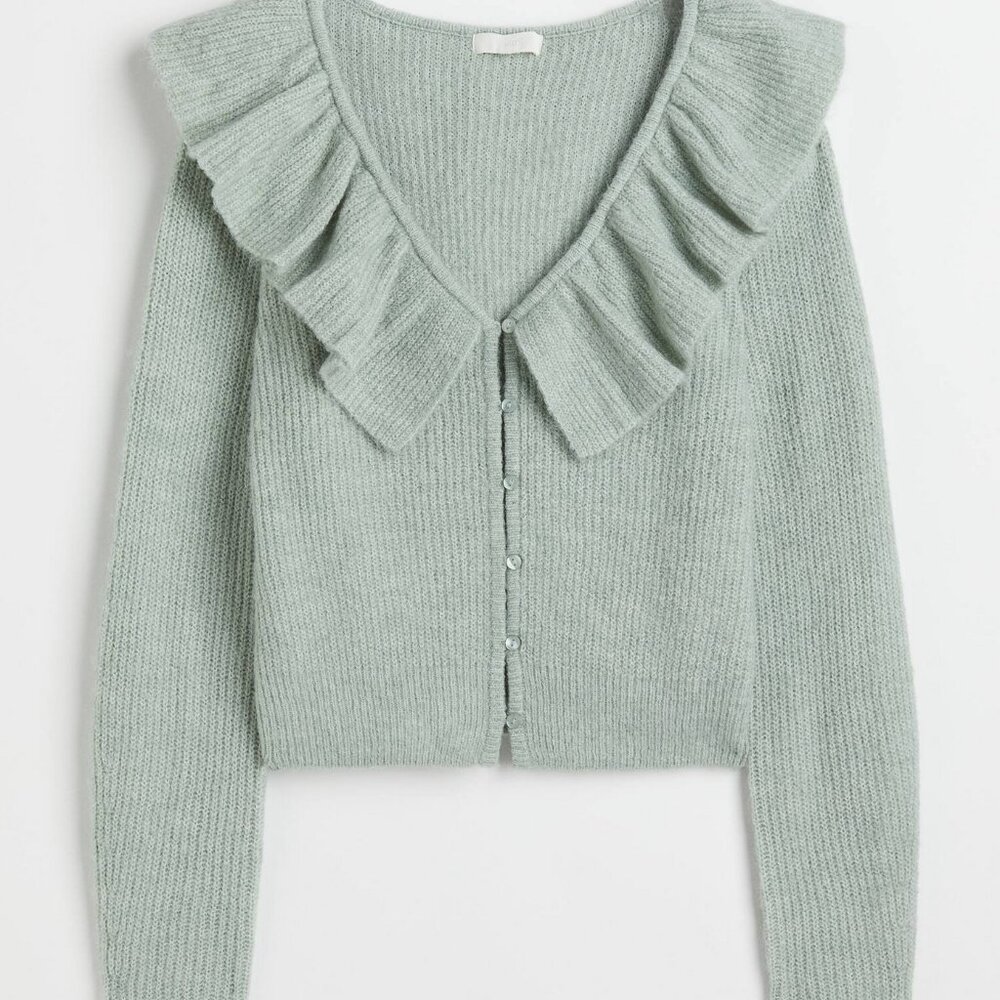 flounce h&m sweater